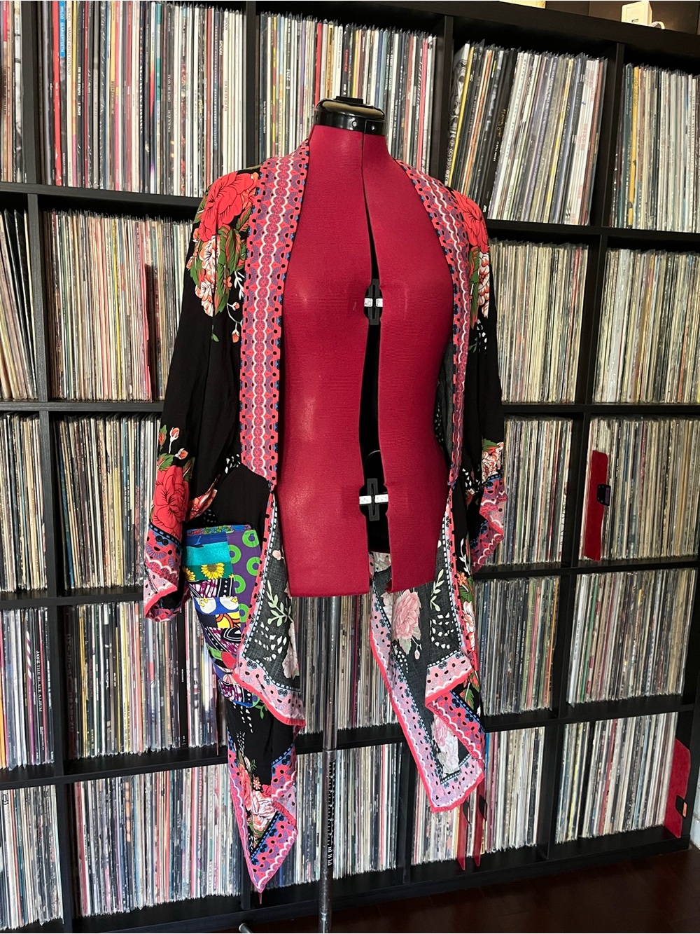 Wrap coverup PHISH patchwork festival phexico pocket upcycled tour lot phunky ⭕️ - Picture 3 of 12